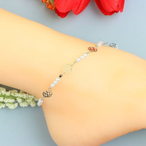 "Handmade Anklet – A Stylish Choice for Women, Thoughtful Gift Idea, EVCH1742 - Picture 9 of 10